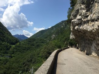 Alte Ponale Strasse von Riva ins Ledrotal